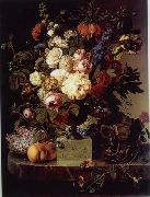 unknow artist Floral, beautiful classical still life of flowers.055 oil painting reproduction